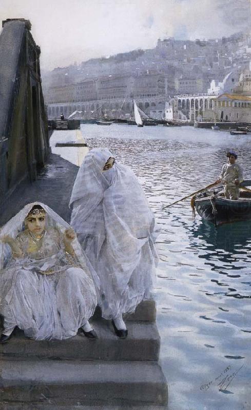 Anders Zorn IN Algae port china oil painting image